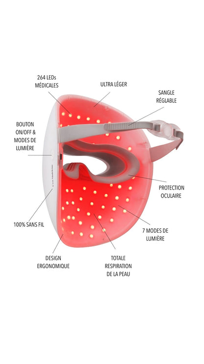 Lumière™ LED Mask + Bio-Essence Facial Oil with Ayurvedic Kansa wand